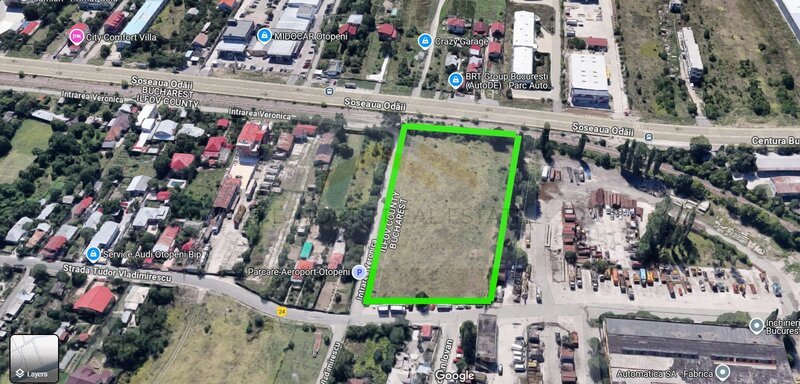 Otopeni, Sos. Odai, teren de vanzare/ inchiriere, 8551 mp.